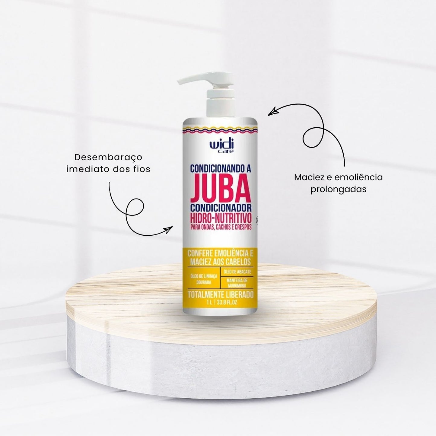 Kit Widi Care Juba Shampoo e Condicionador 1 Litro