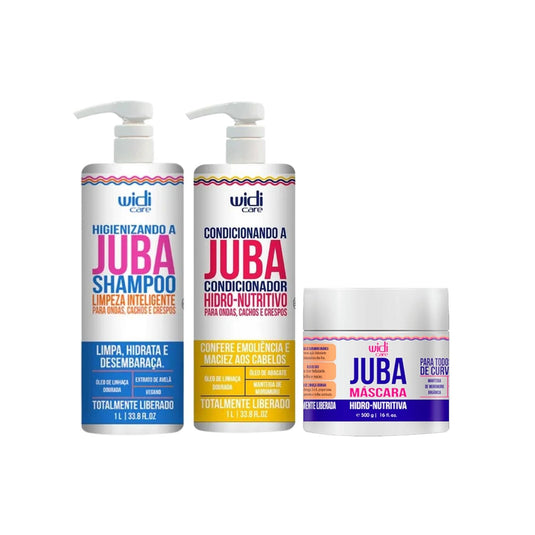 Kit Widi Care Juba Nutritiva Salão 3 Produtos
