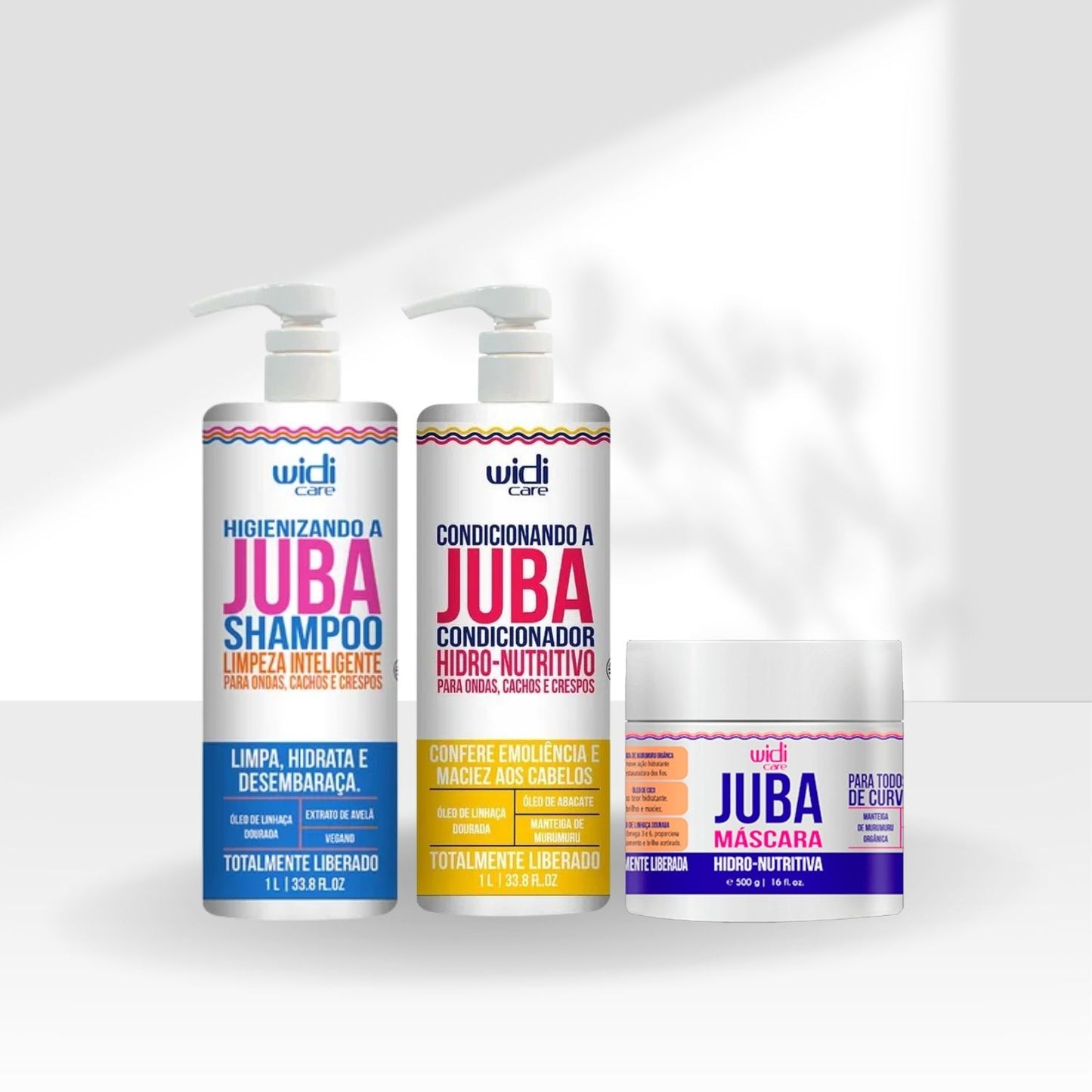 Kit Widi Care Juba Nutritiva Salão 3 Produtos