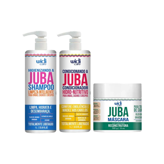 Kit Widi Care Juba Reconstrução Salão 3 Produtos