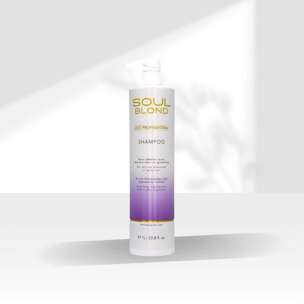 Shampoo Soul Blond Profissional Para Cabelos Loiros 1 Litro