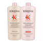 Kit Kérastase Genesis Nutri Fortifiant Shampoo 1 Litro + Condicionador Renforcateur 1 Litro