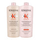 Kit Kérastase Genesis Nutri Fortifiant Shampoo 1 Litro + Condicionador Renforcateur 1 Litro