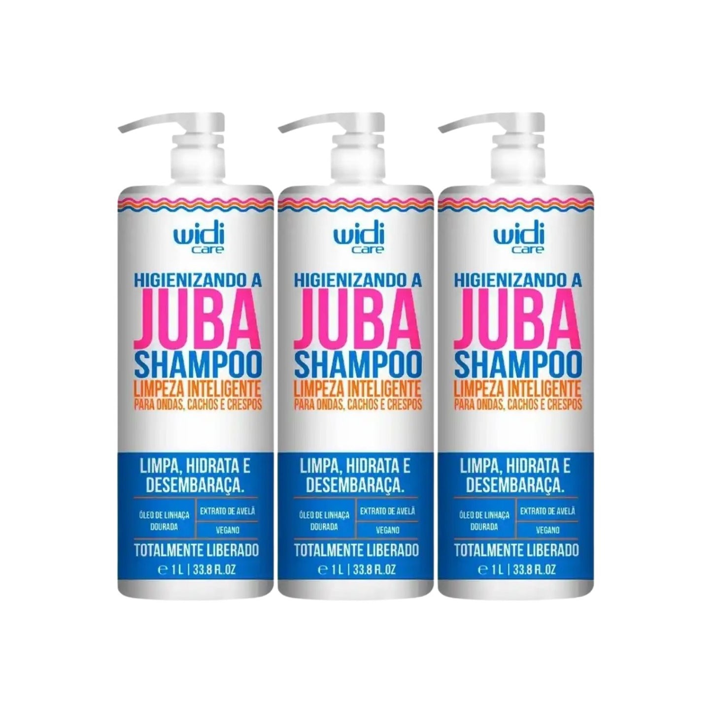 Kit Widi Care Higienizando A Juba 3 Shampoo 1 Litro