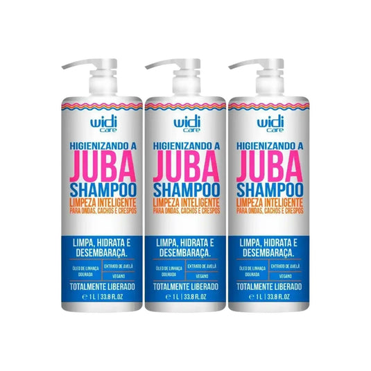 Kit Widi Care Higienizando A Juba 3 Shampoo 1 Litro