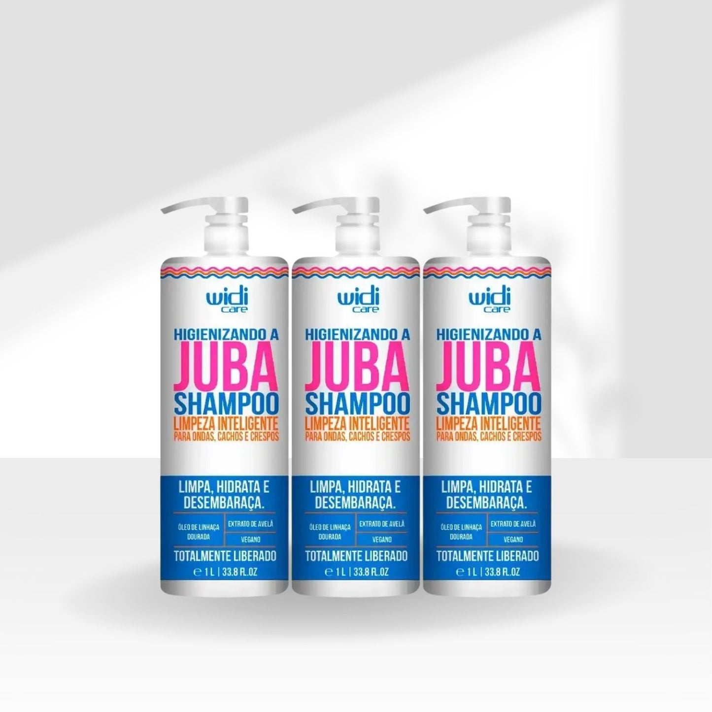 Kit Widi Care Higienizando A Juba 3 Shampoo 1 Litro