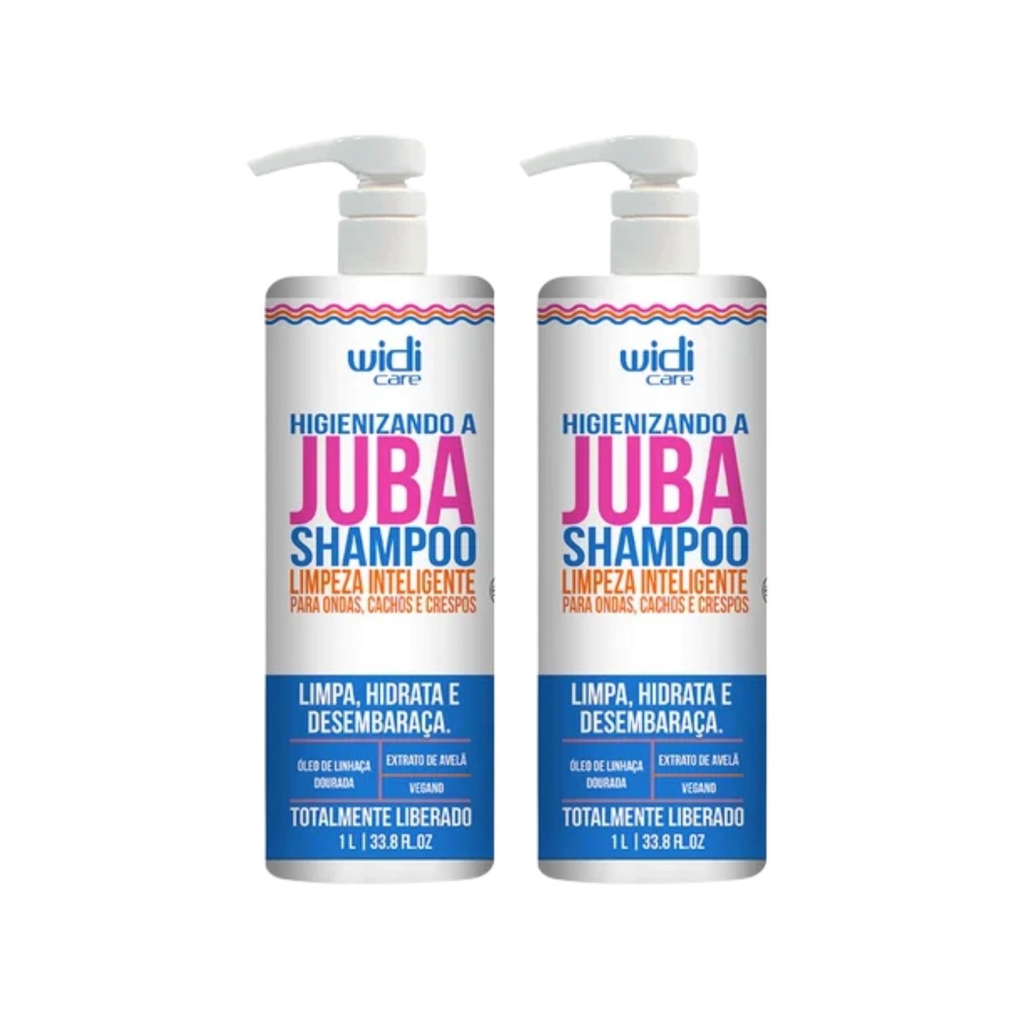 Kit Widi Care Higienizando A Juba 2 Shampoo 1 Litro