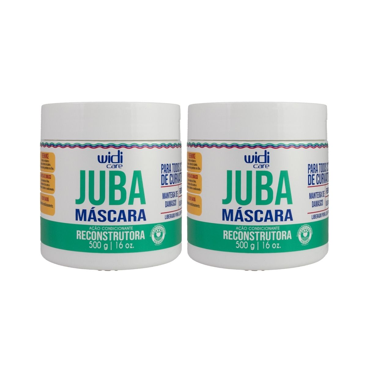 Kit Widi Care Juba Reconstrutura 2 Máscaras 500 g