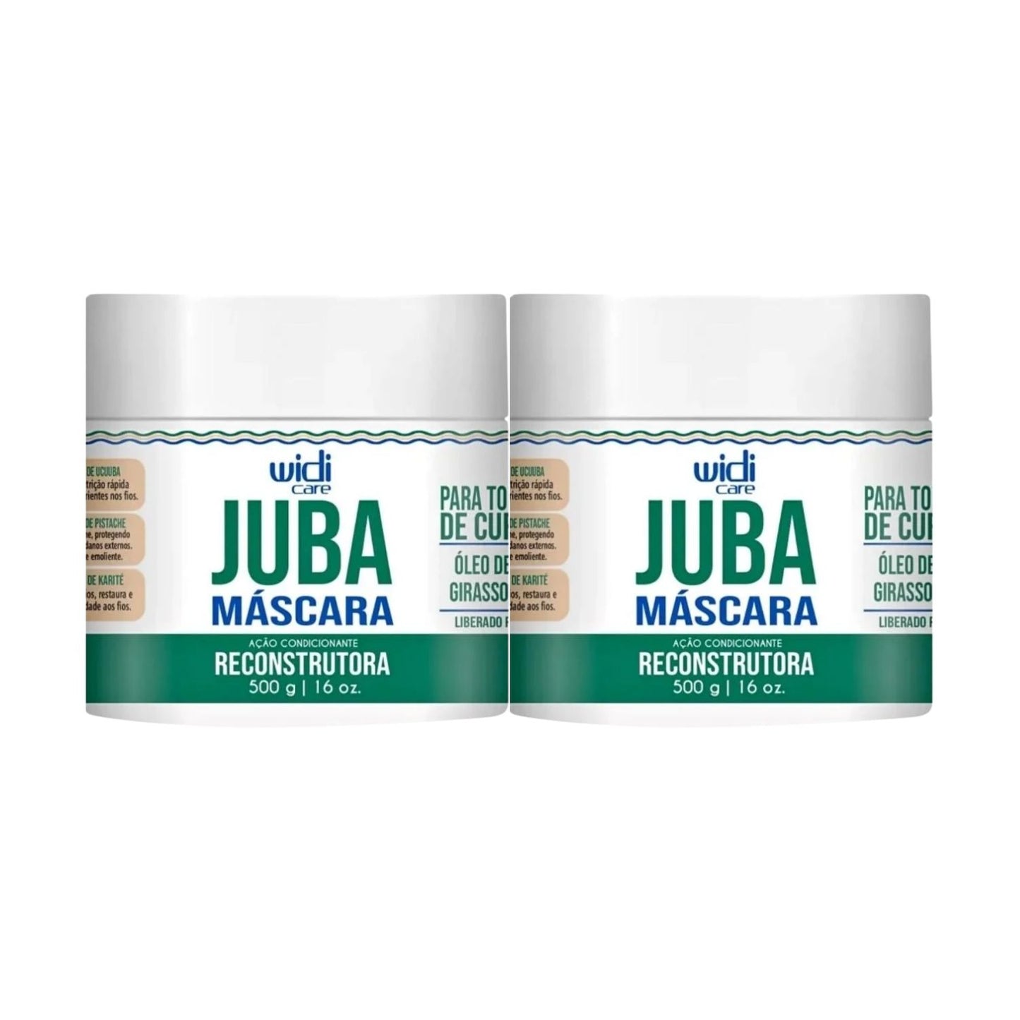 Kit Widi Care Juba Reconstrutura 2 Máscaras 500 g