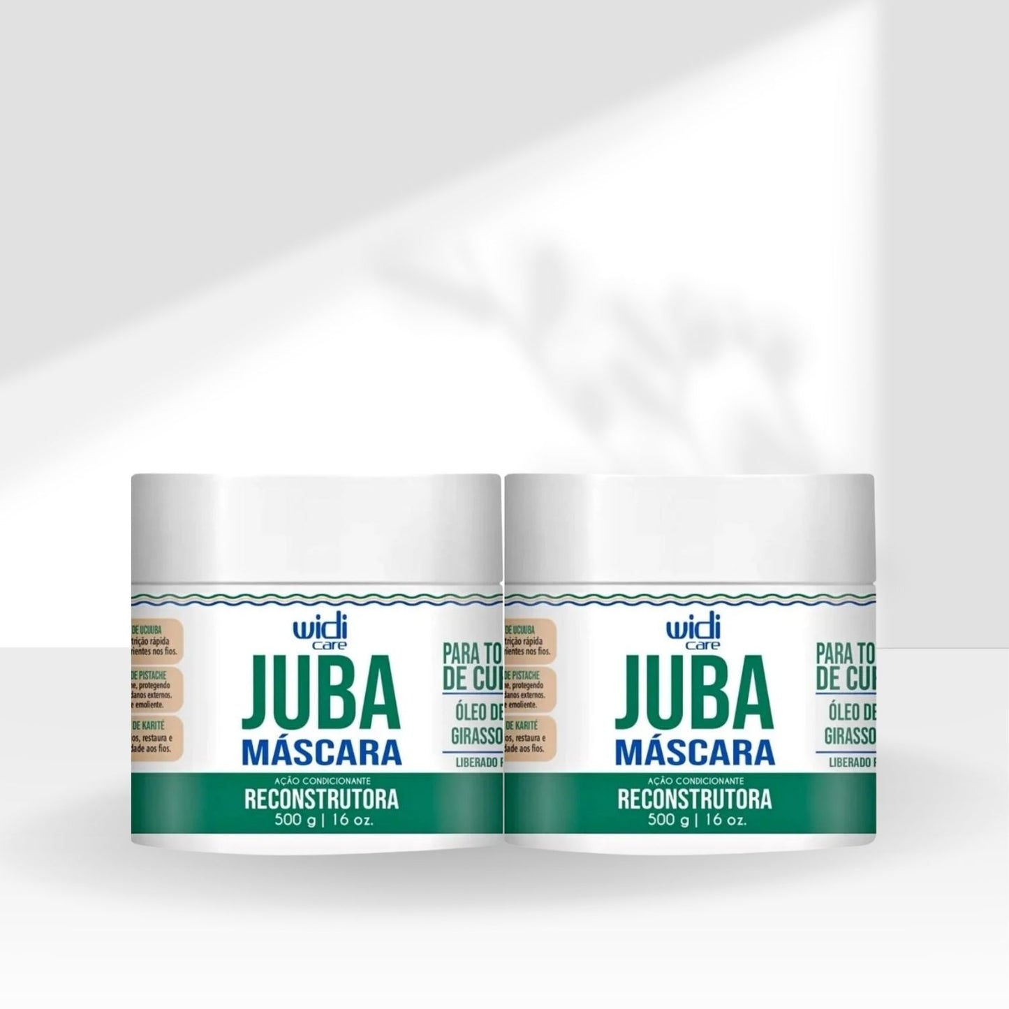 Kit Widi Care Juba Reconstrutura 2 Máscaras 500 g