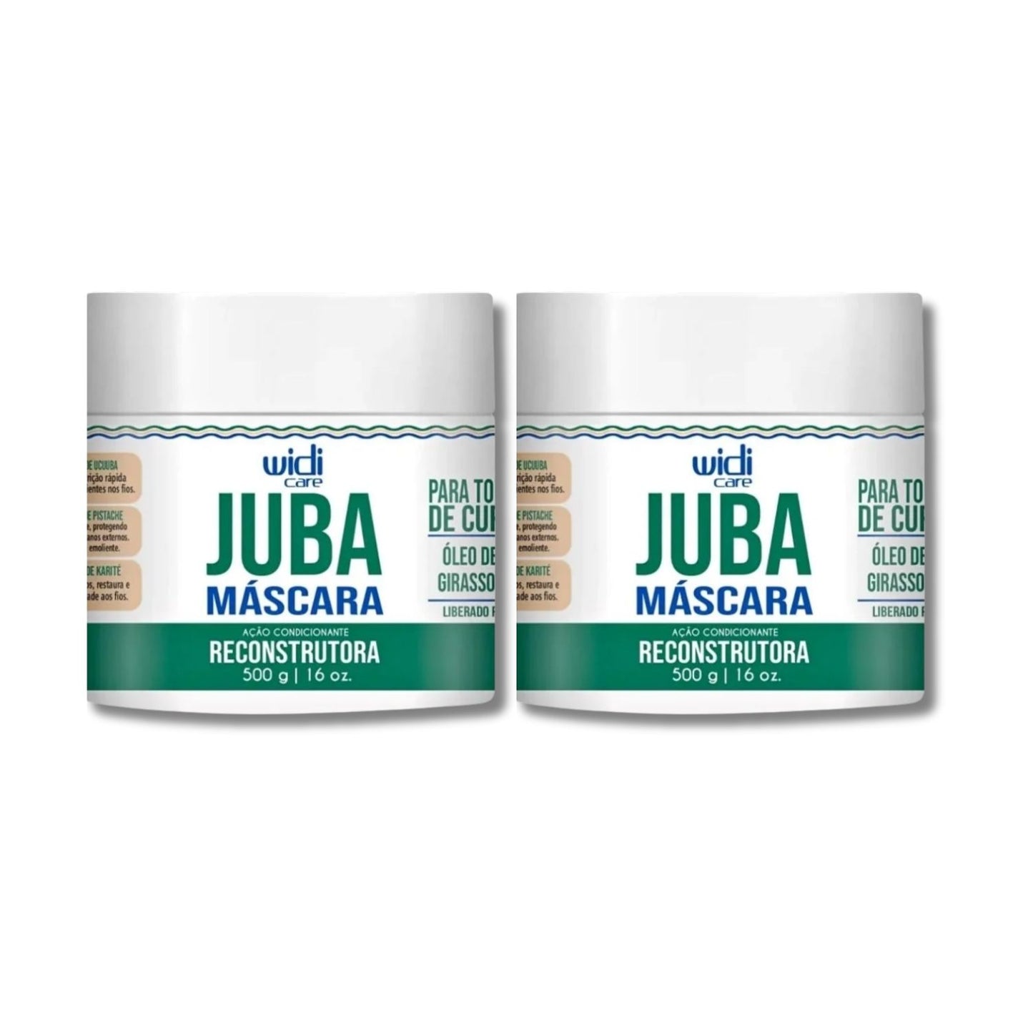 Kit Widi Care Juba Reconstrutura 2 Máscaras 500 g