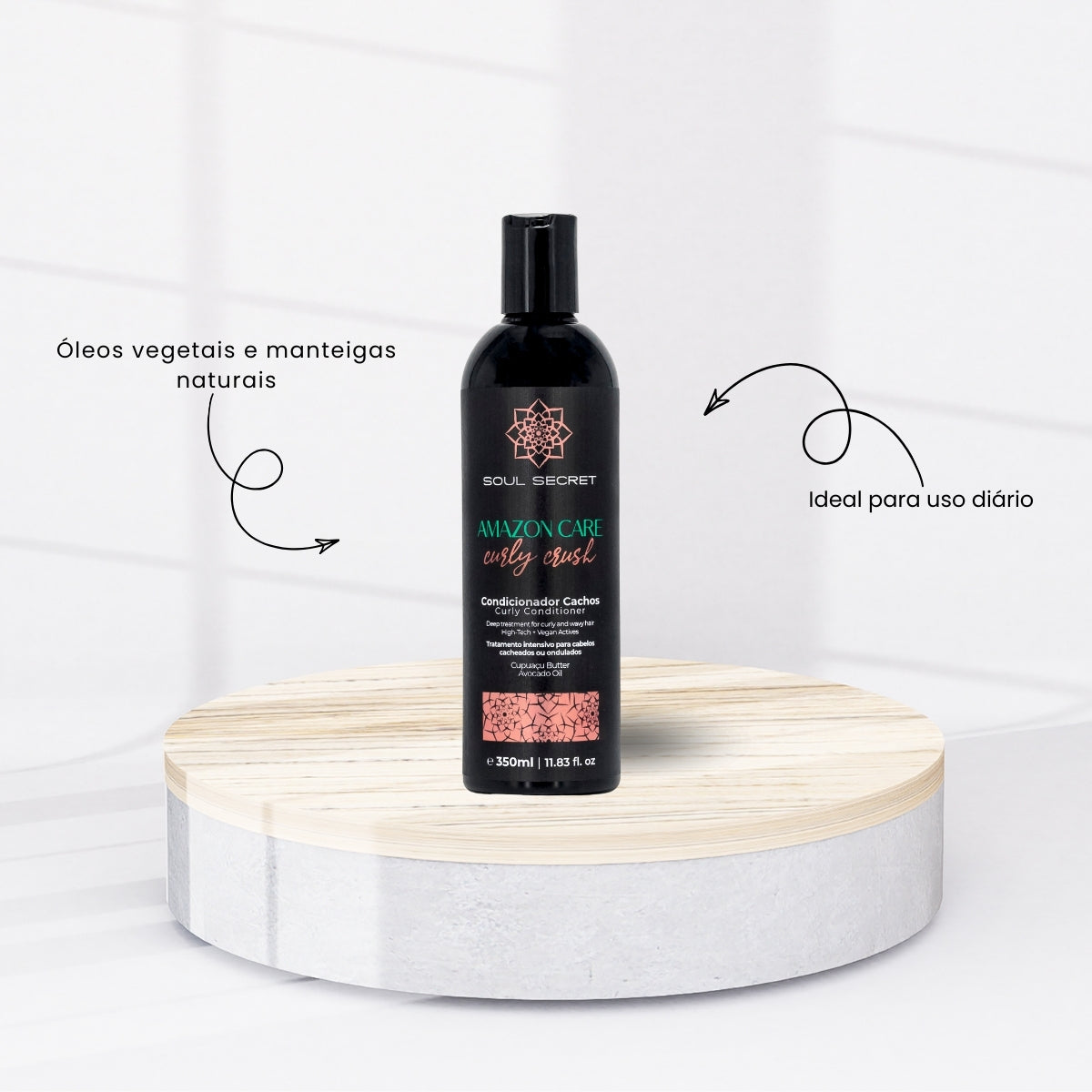 Condicionador Soul Secret Amazon Care Curly Crush 350 ml