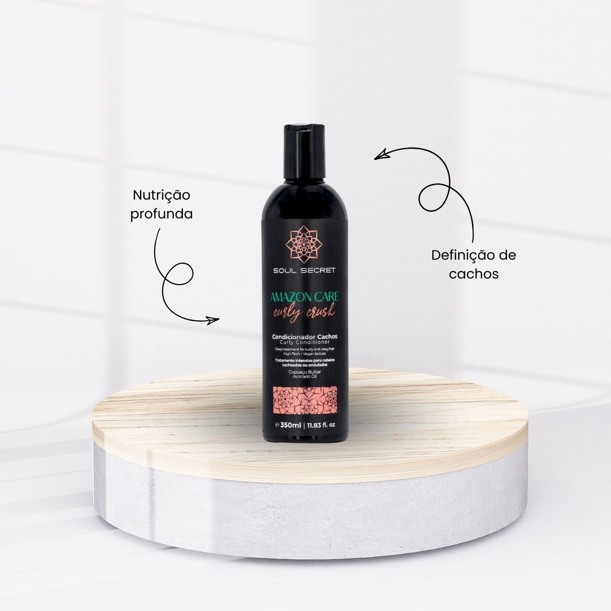 Condicionador Soul Secret Amazon Care Curly Crush 350 ml