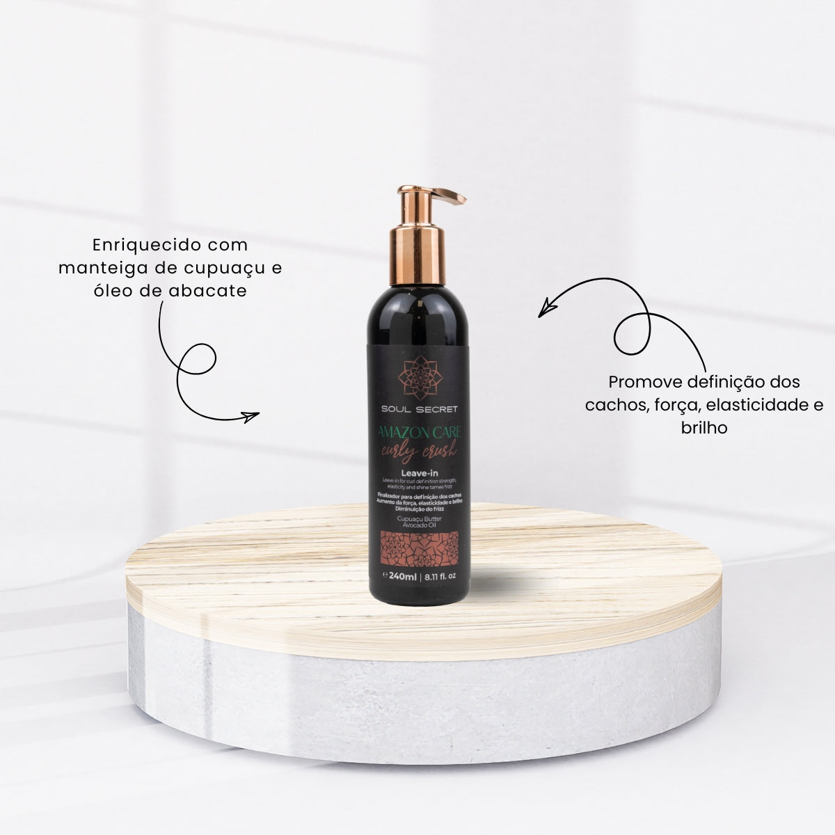 Leave-in Soul Secret Amazon Care Curly Crush 240 ml