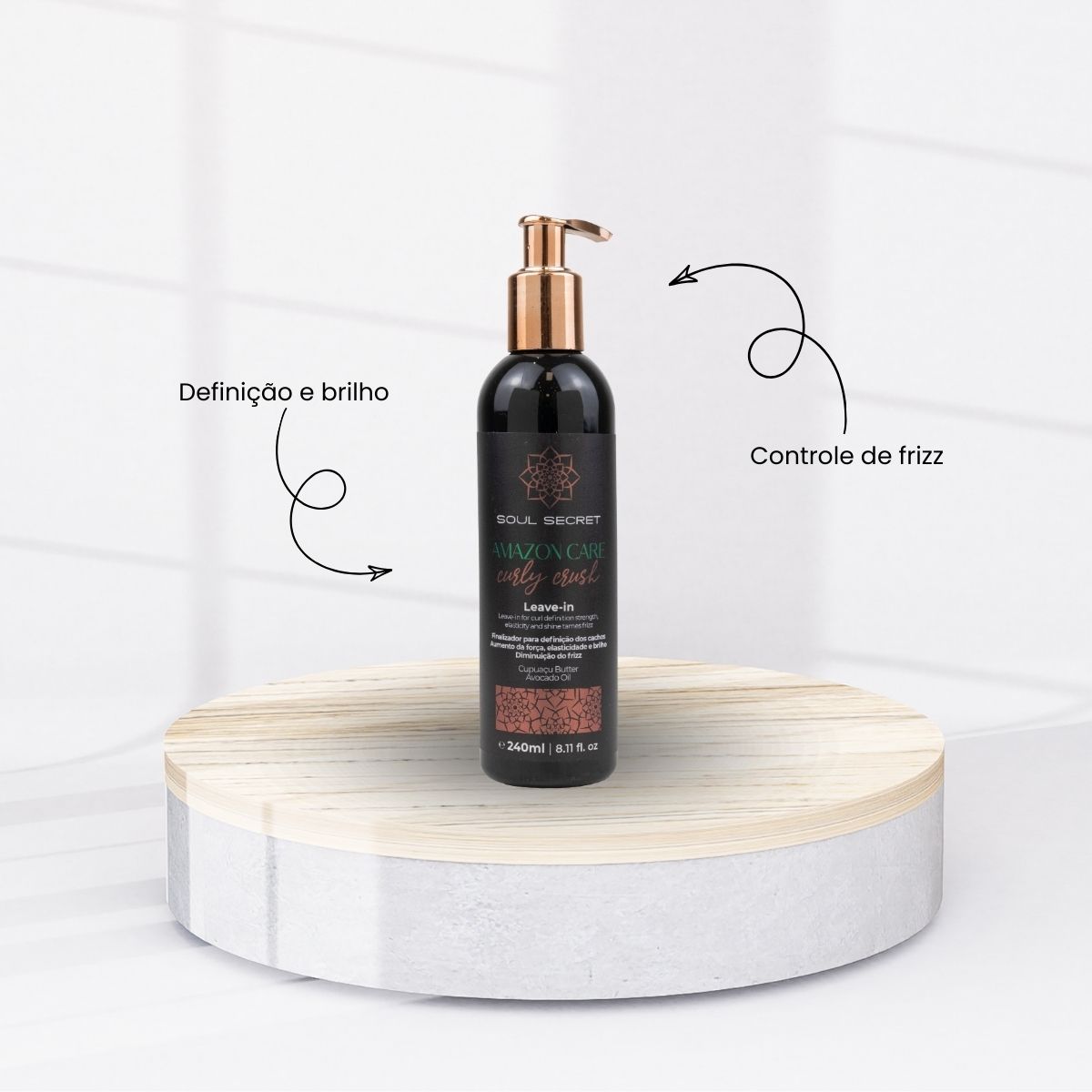 Leave-in Soul Secret Amazon Care Curly Crush 240 ml