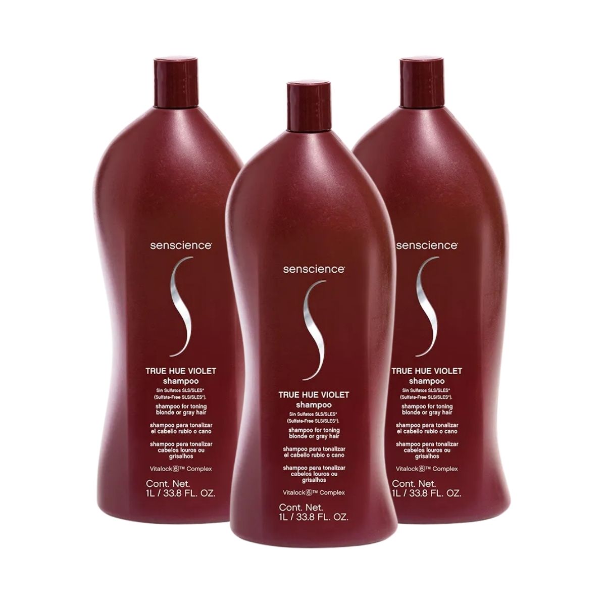 kit Senscience True Hue Violet 3 Shampoo 1 Litro