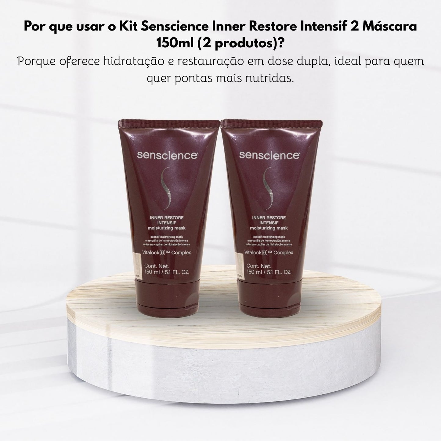 Kit Senscience Inner Restore Intensif 2 Máscara 150 ml