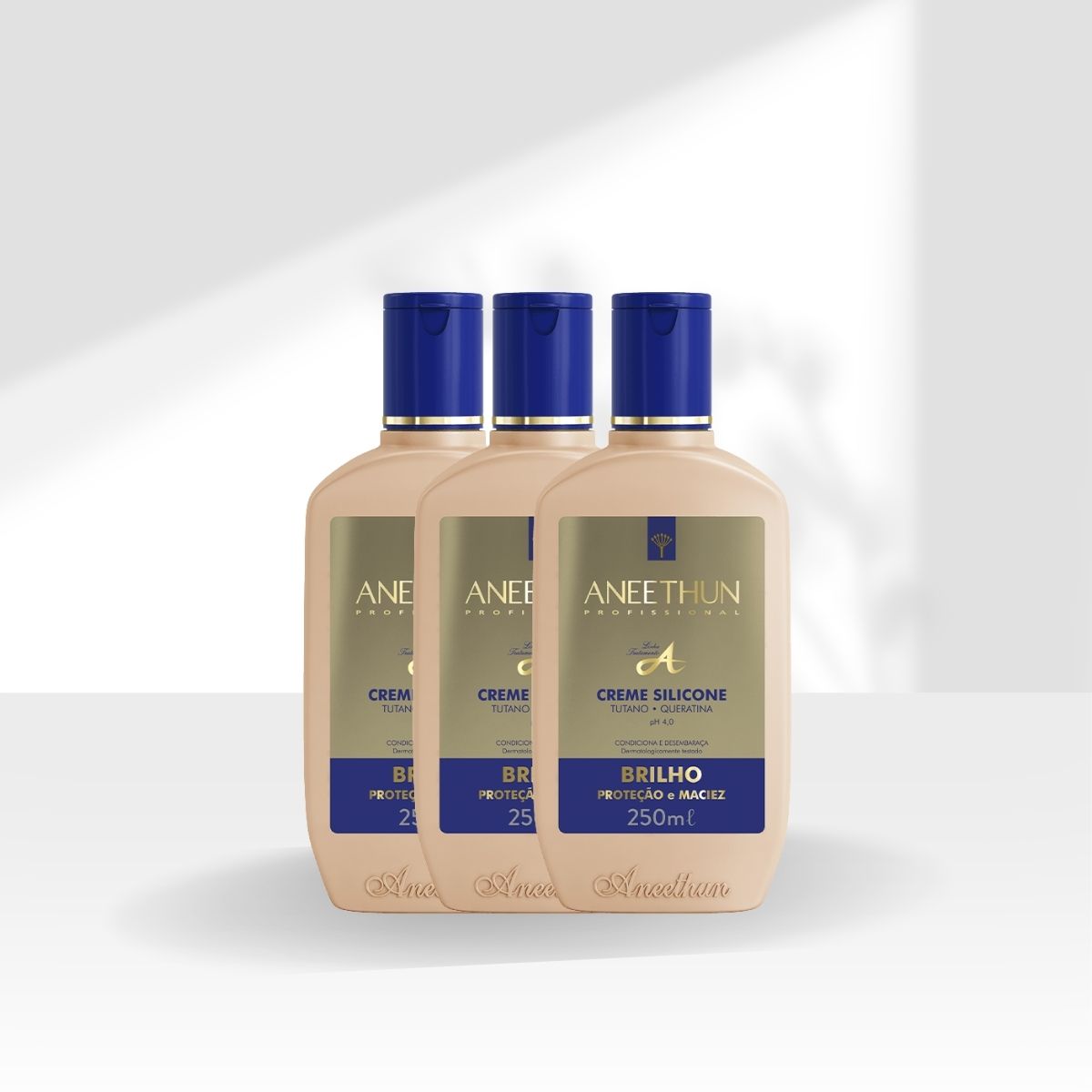 Kit Aneethun Linha A 3 Creme de Silicone 250 ml