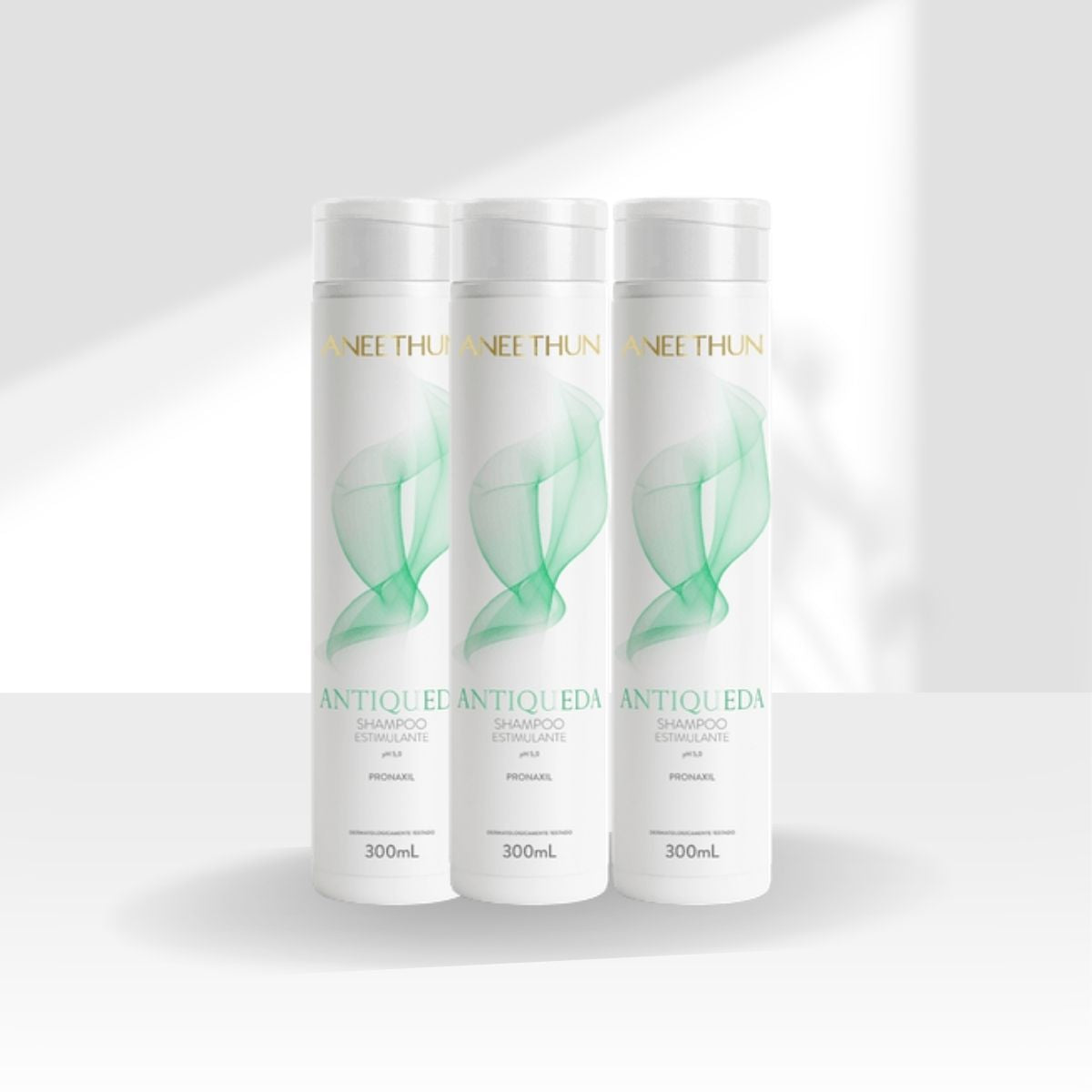 Kit Aneethun Antiqueda 3 Shampoo Estimulante 300 ml