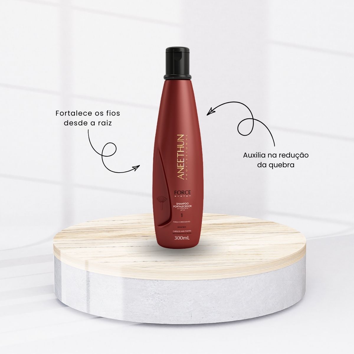 Kit Aneethun Force 2 Shampoo Fortalecedor 300 ml