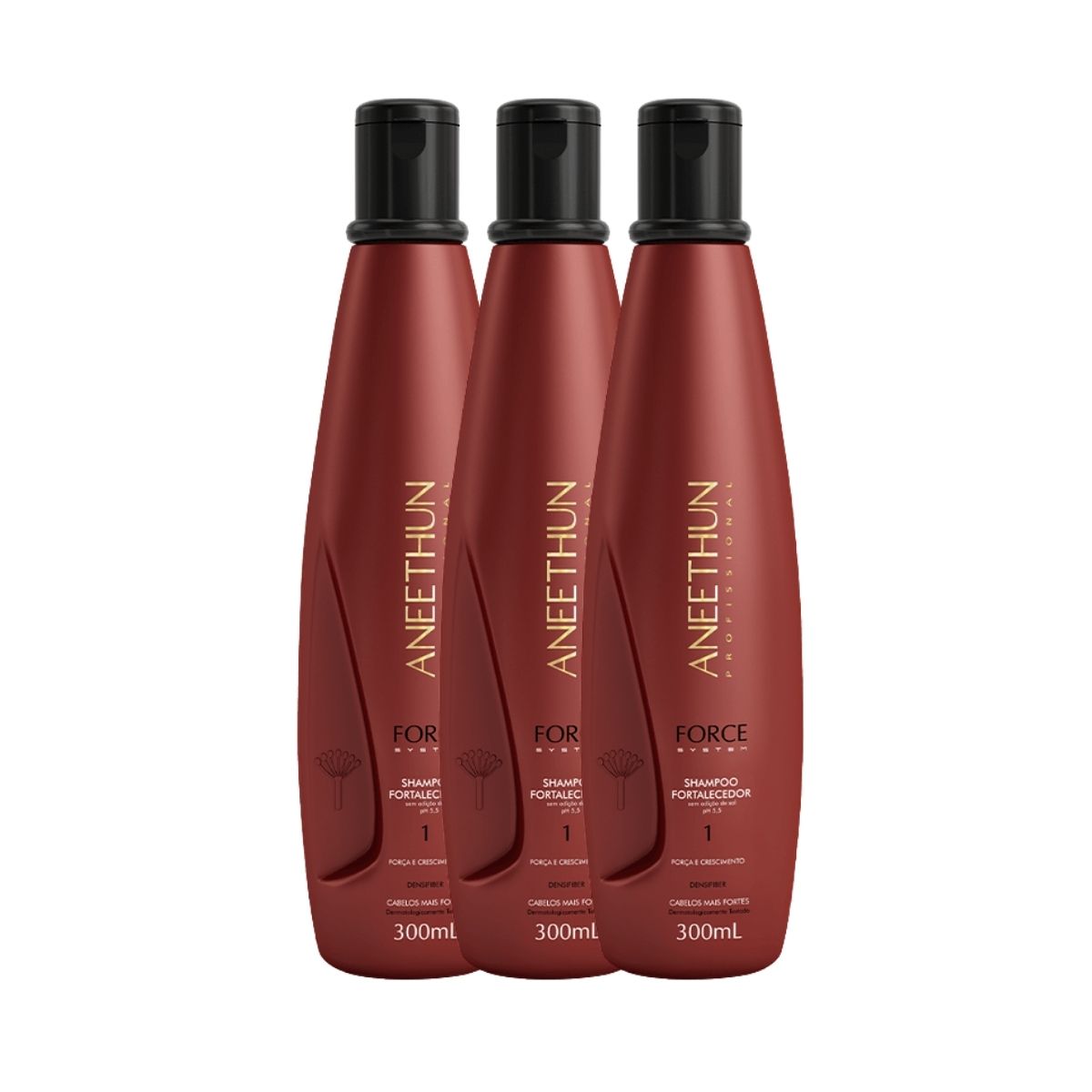 Kit Aneethun Force 3 Shampoo Fortalecedor 300 ml