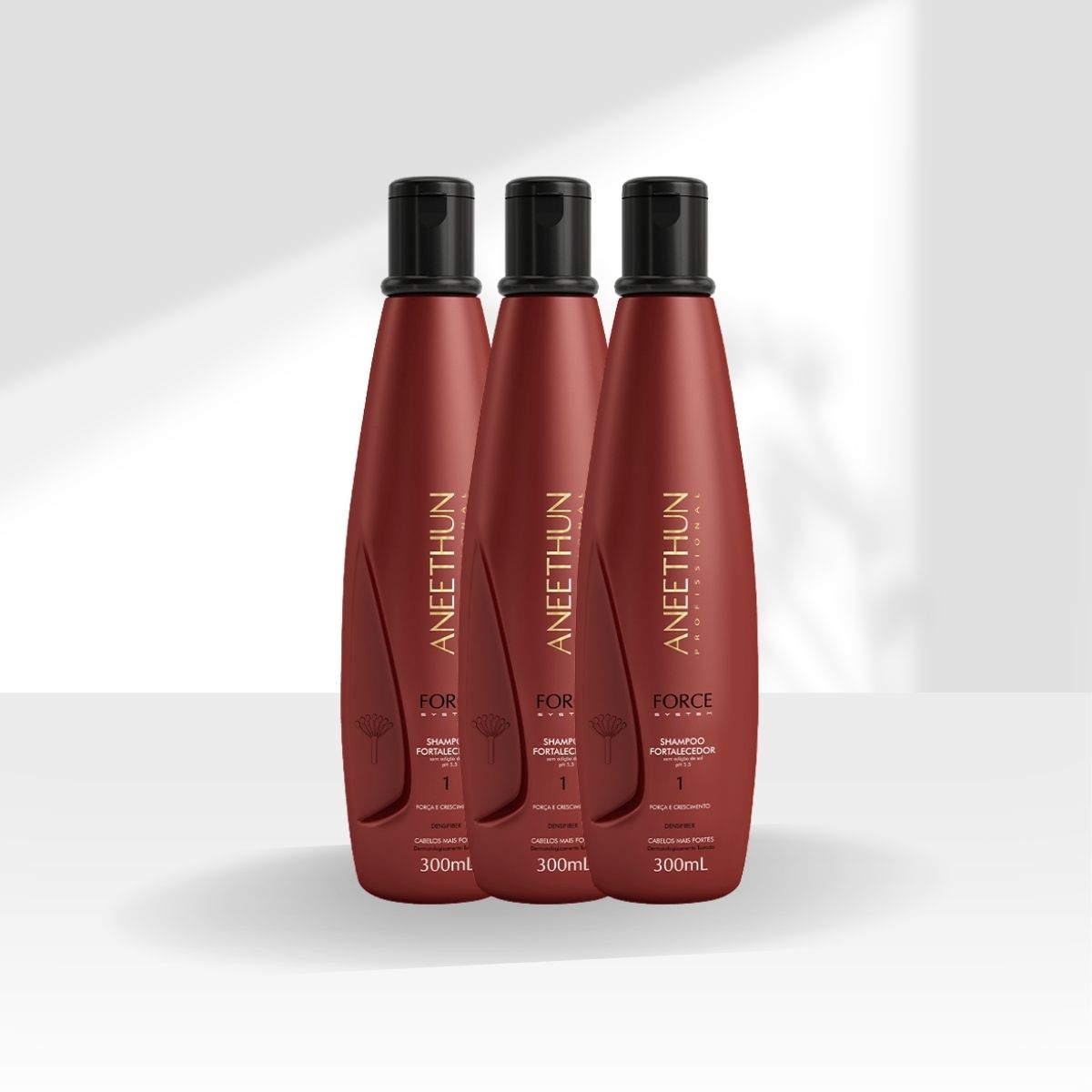 Kit Aneethun Force 3 Shampoo Fortalecedor 300 ml