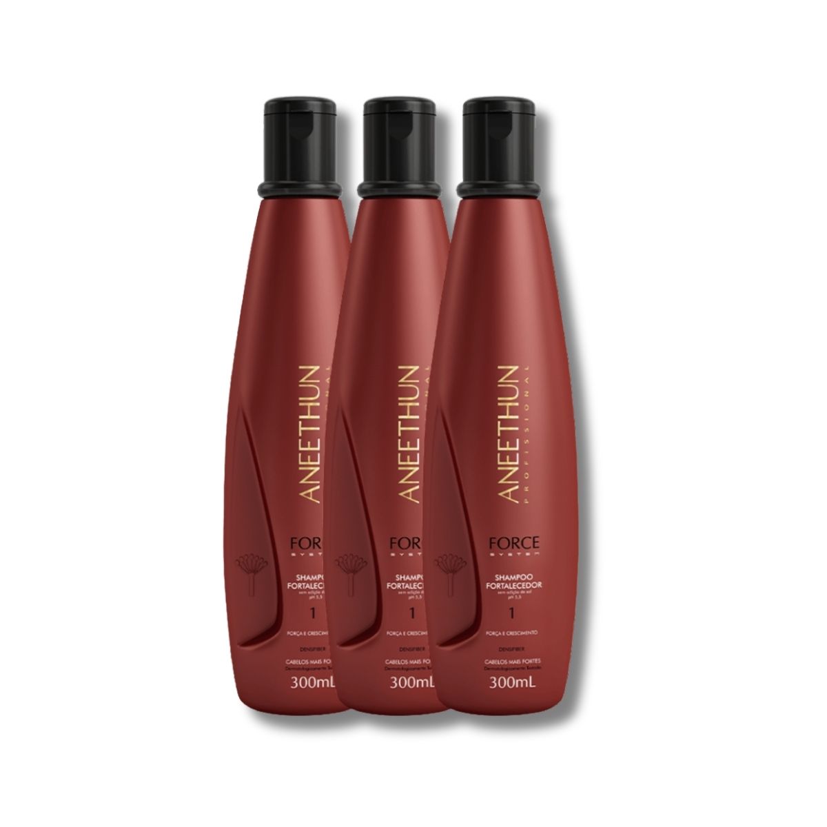 Kit Aneethun Force 3 Shampoo Fortalecedor 300 ml