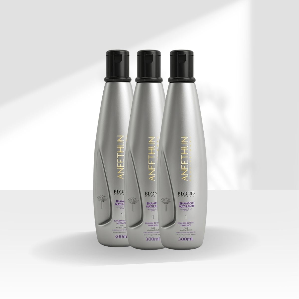 Kit Aneethun Blond System 3 Shampoo Matizador 300 ml