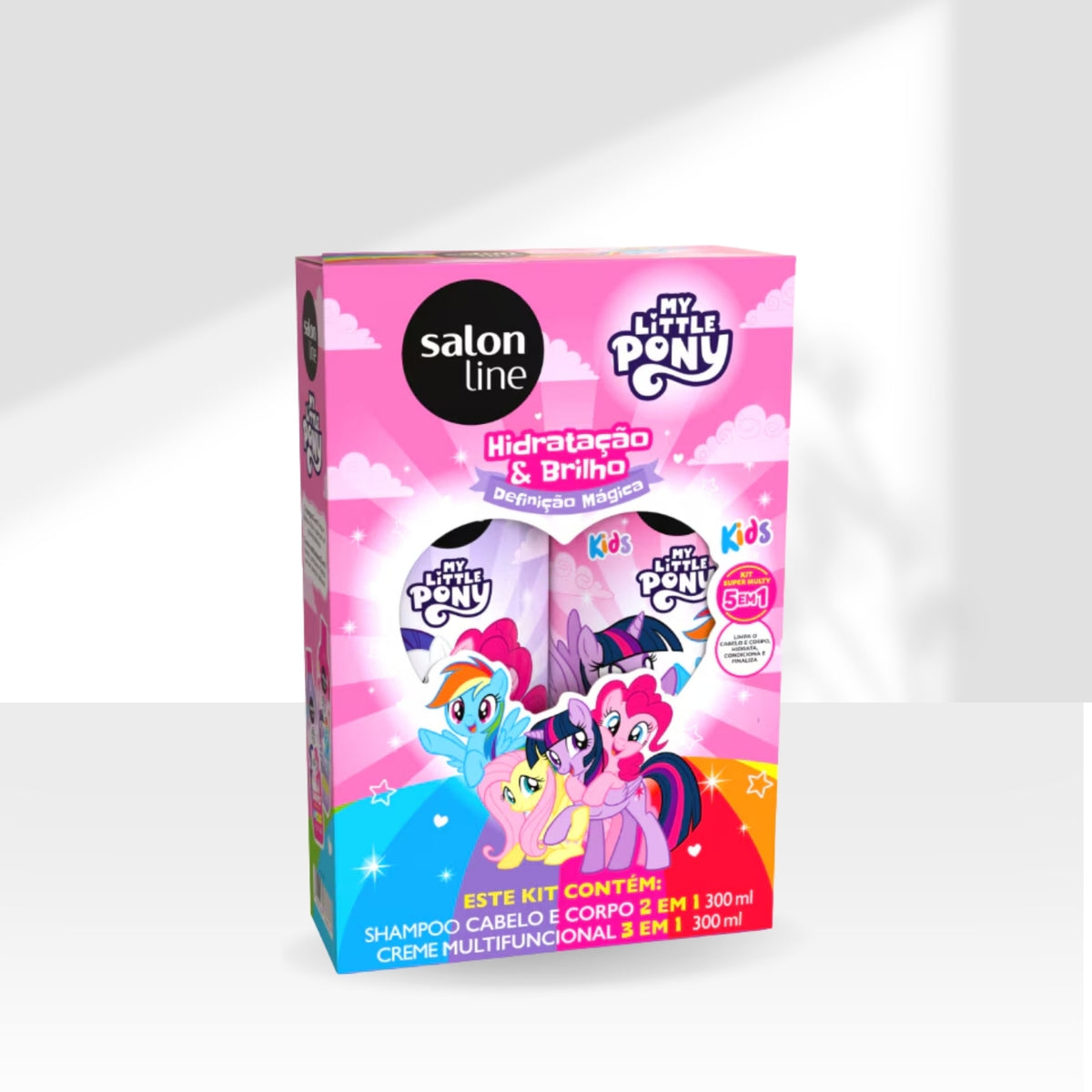 Kit Salon Line SOS Cachos  Shampoo e Creme  My Little Pony