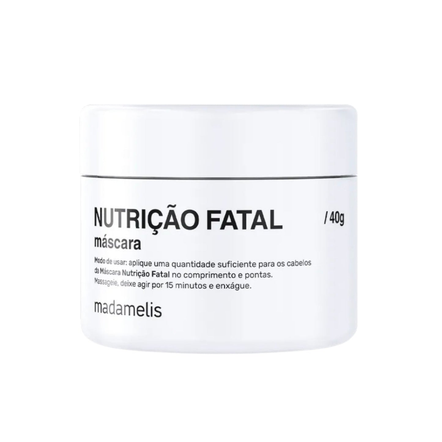 🎁 Brinde Madamelis Máscara Nutrição Fatal 40 g (100% off)