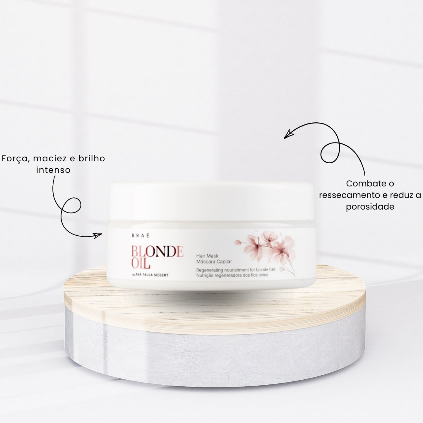 Braé Blonde Oil Hair Mask Máscara Capilar 200 g