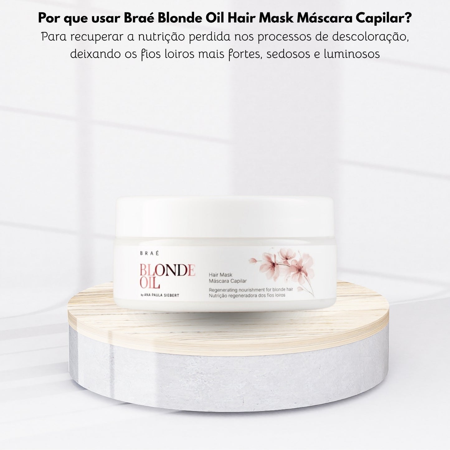 Braé Blonde Oil Hair Mask Máscara Capilar 200 g