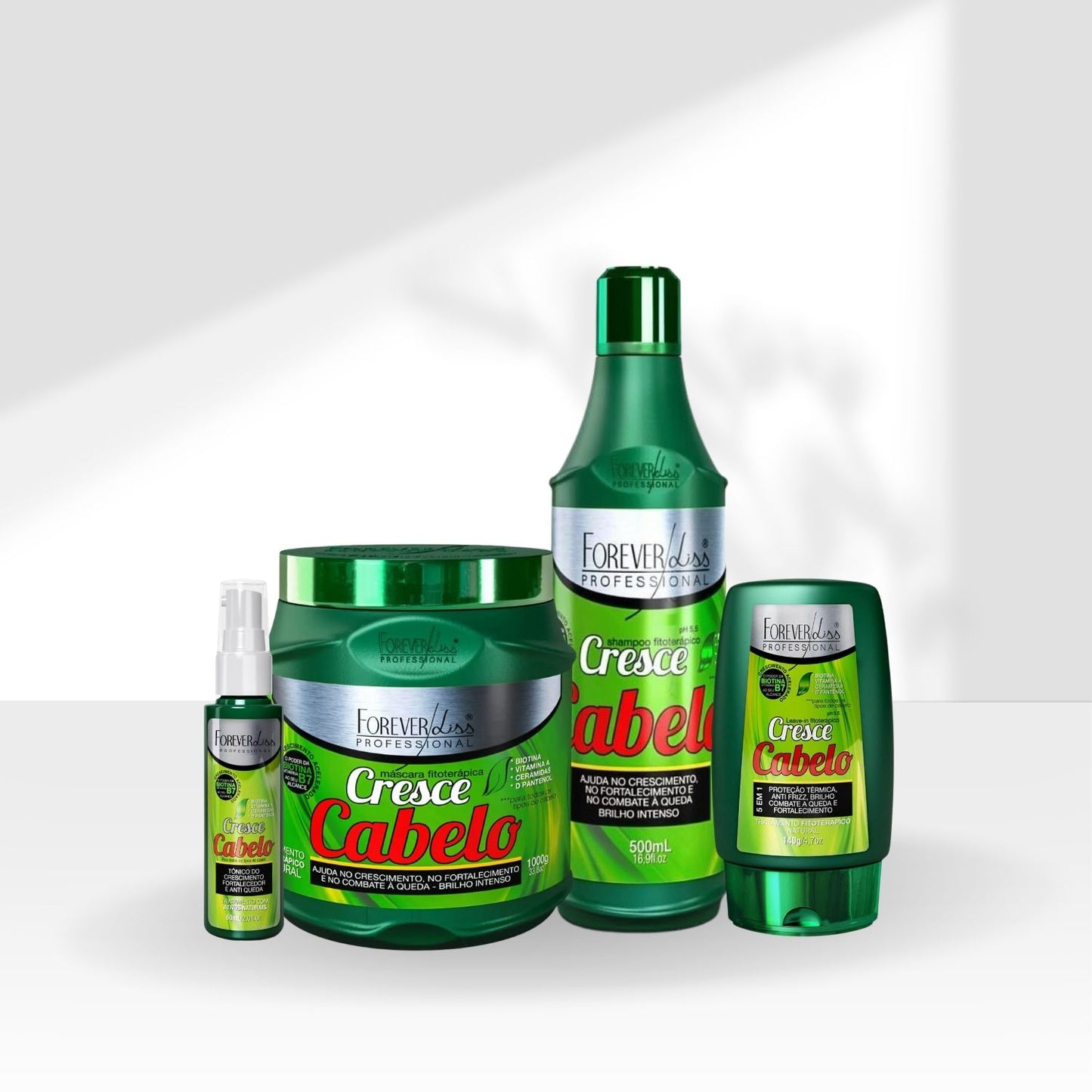 Kit Forever Liss Cresce Cabelo Completo Com Máscara 1 Kg