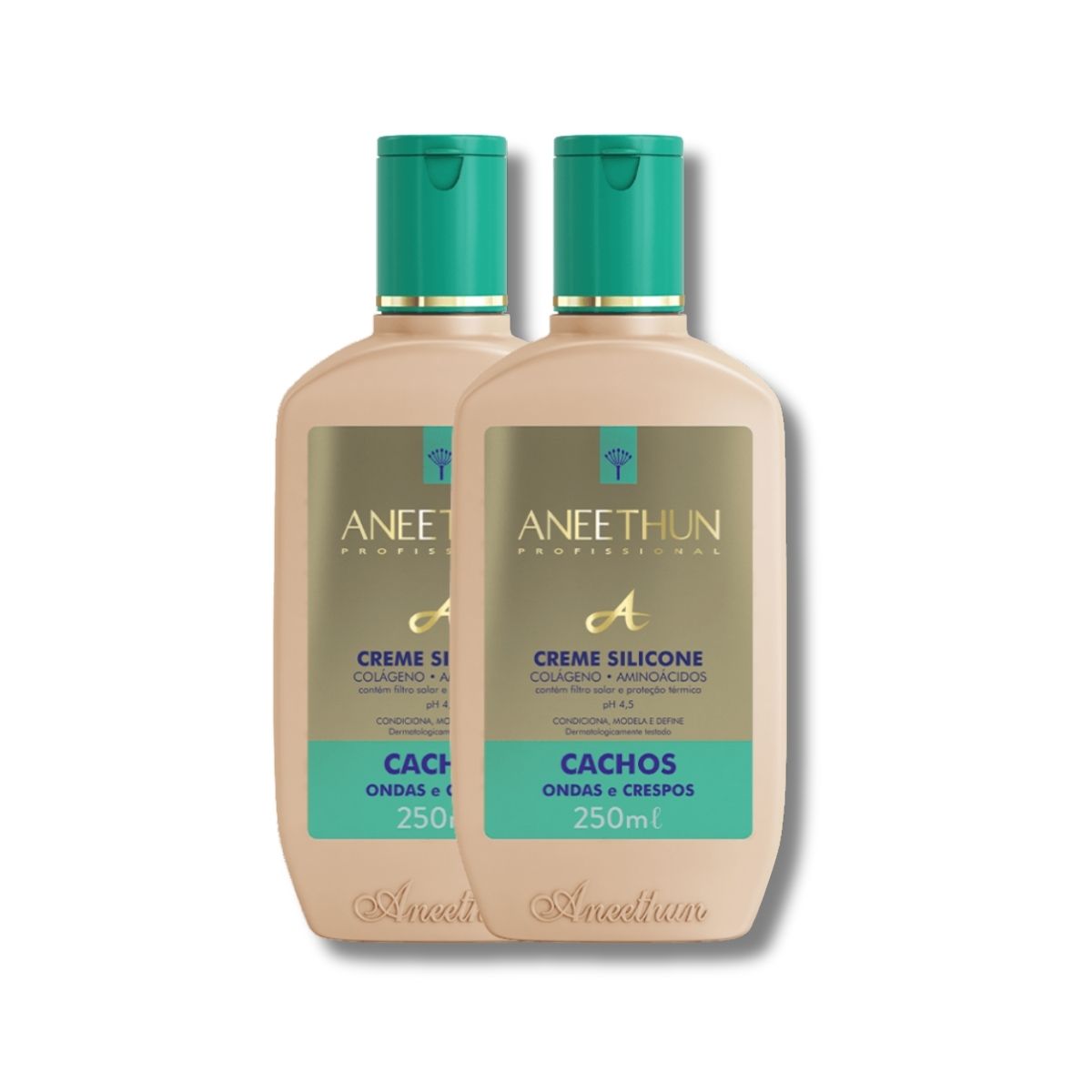 Kit Aneethun Linha A 2 Creme de Silicone Cachos 250 ml para Cabelo Cacheado
