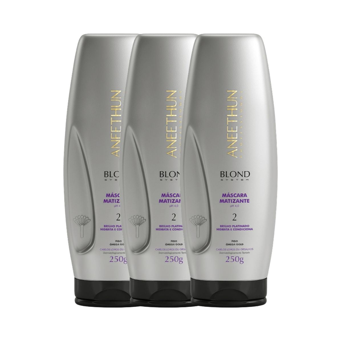 Kit Aneethun Blond System 3 Máscara Matizante 250 g
