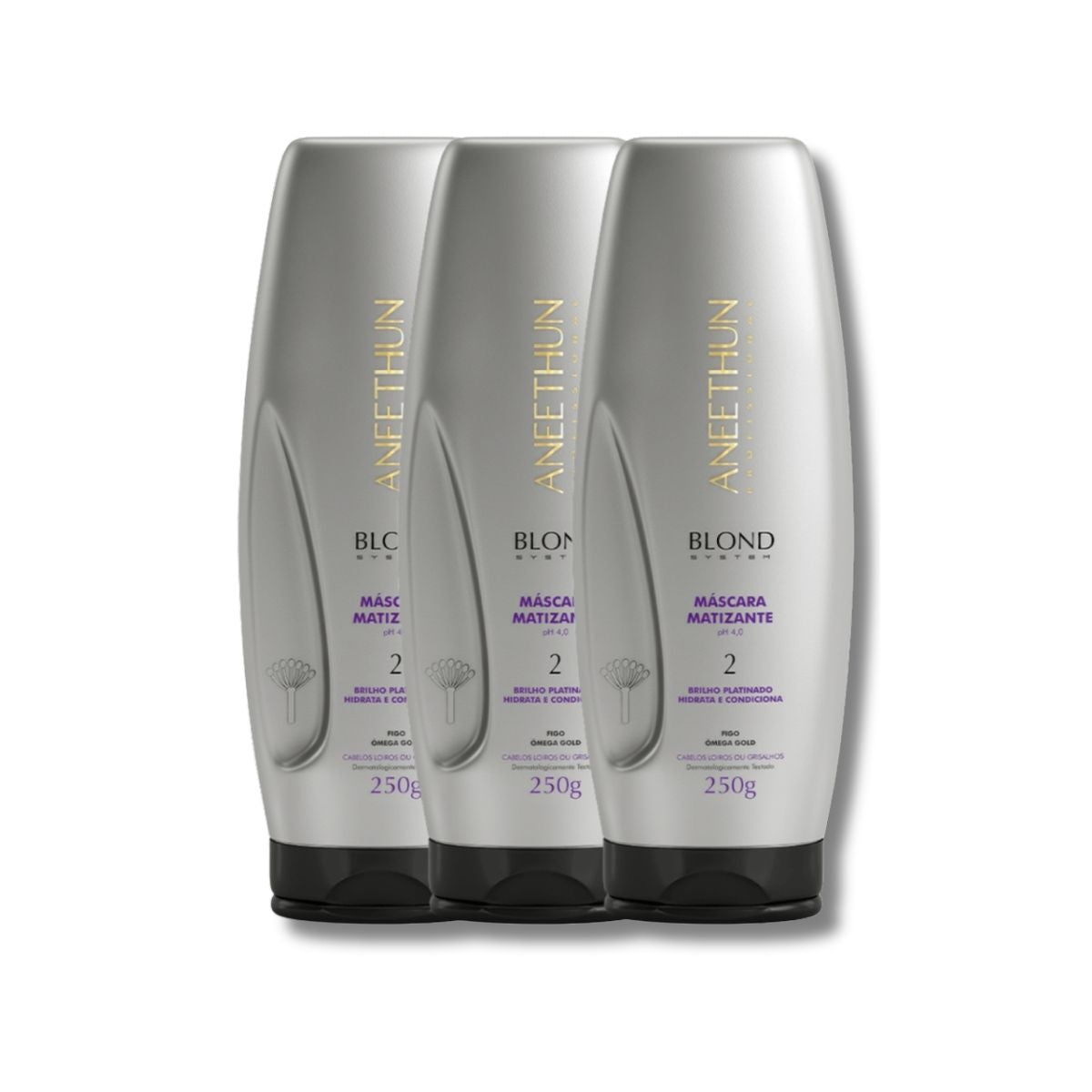Kit Aneethun Blond System 3 Máscara Matizante 250 g