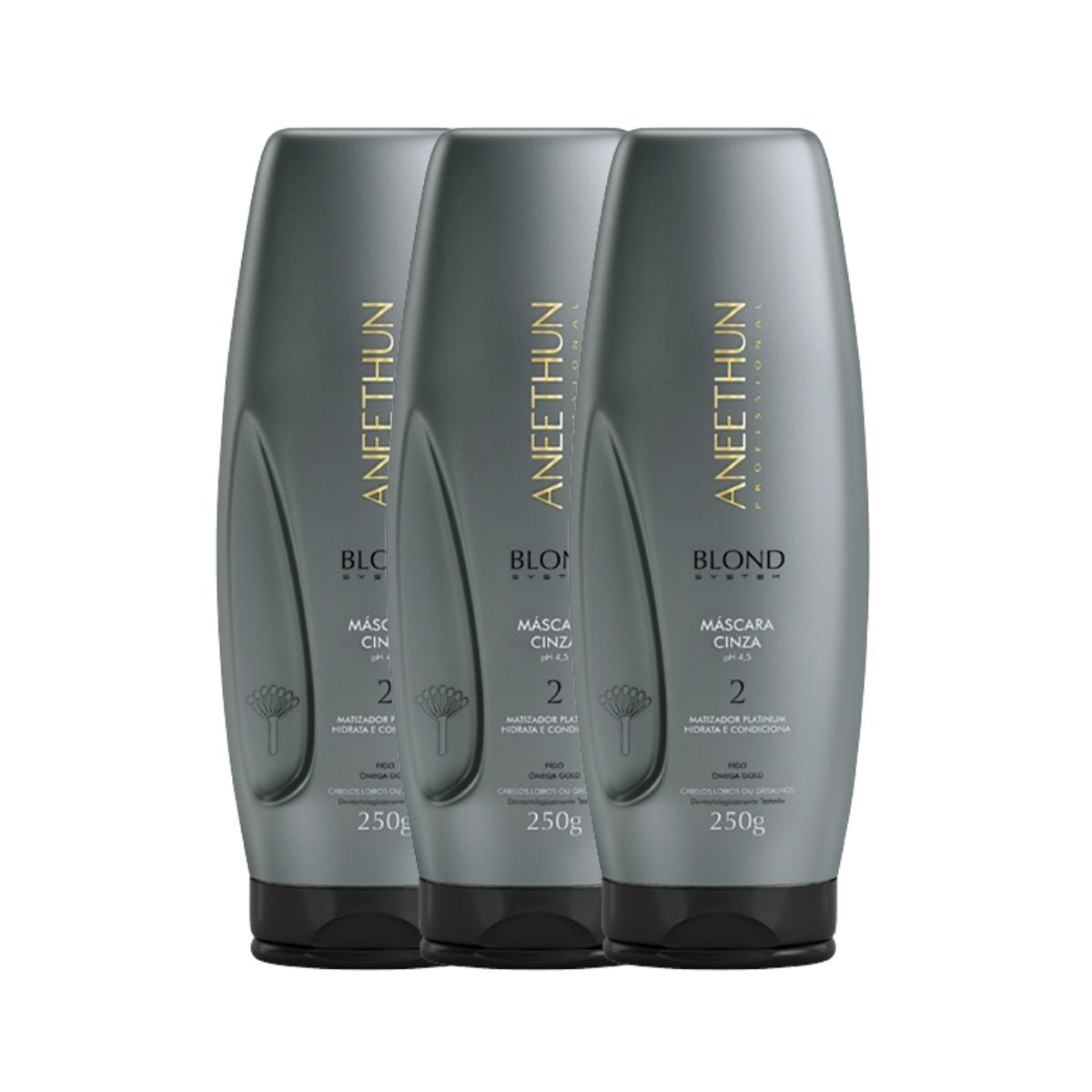 Kit Aneethun Blond System 3 Máscara Cinza 250 g
