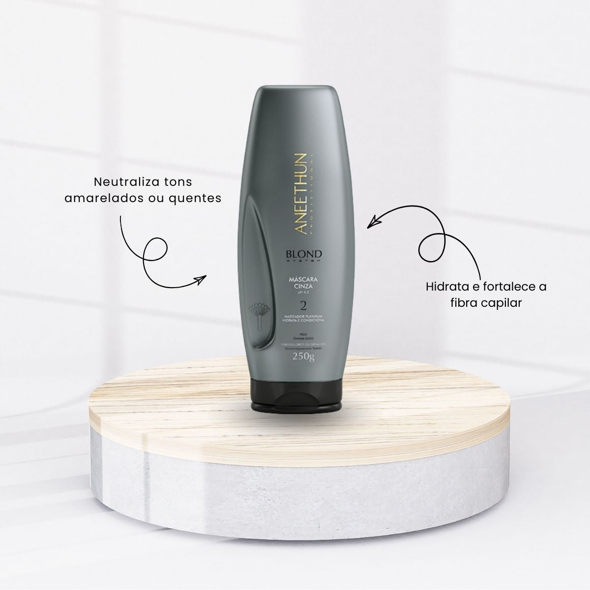 Kit Aneethun Blond System 3 Máscara Cinza 250 g