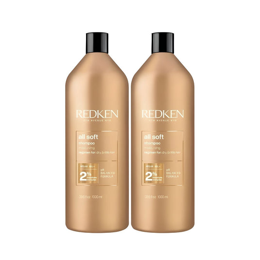 Kit Redken All Soft Argan Oil 2 Shampoo 1 Litro