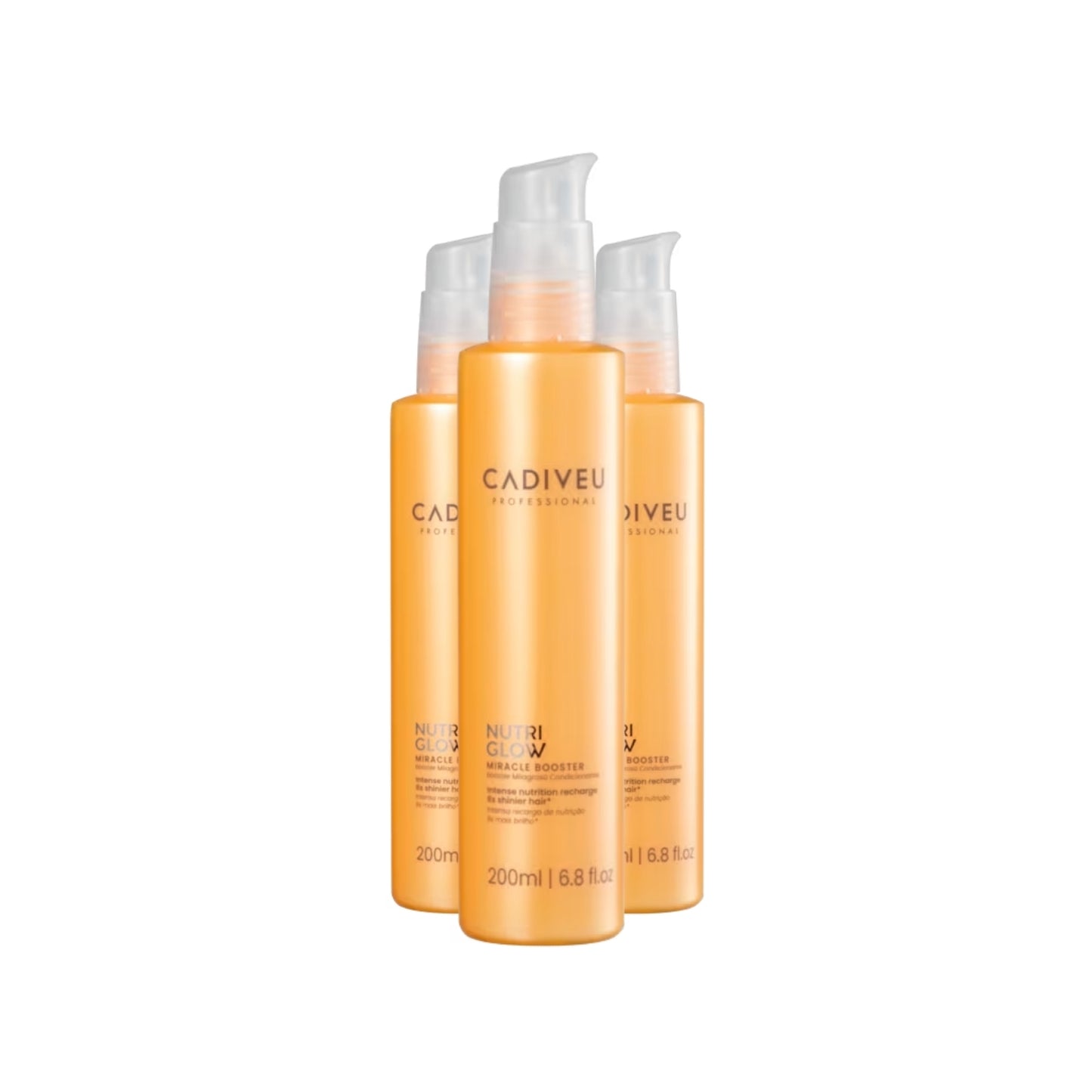 Kit Cadiveu Nutri Glow 3 Fluído de Tratamento 200 ml