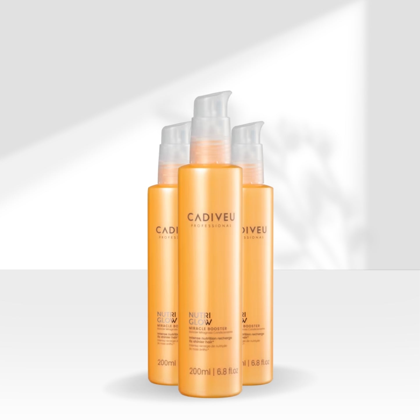 Kit Cadiveu Nutri Glow 3 Fluído de Tratamento 200 ml
