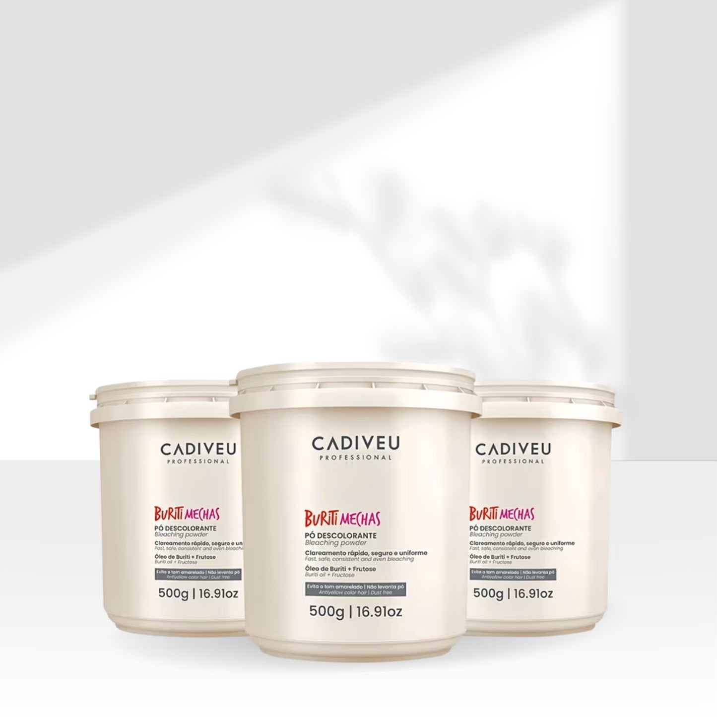 Kit Cadiveu Buriti Mechas 3 Pó Descolorante 500 g