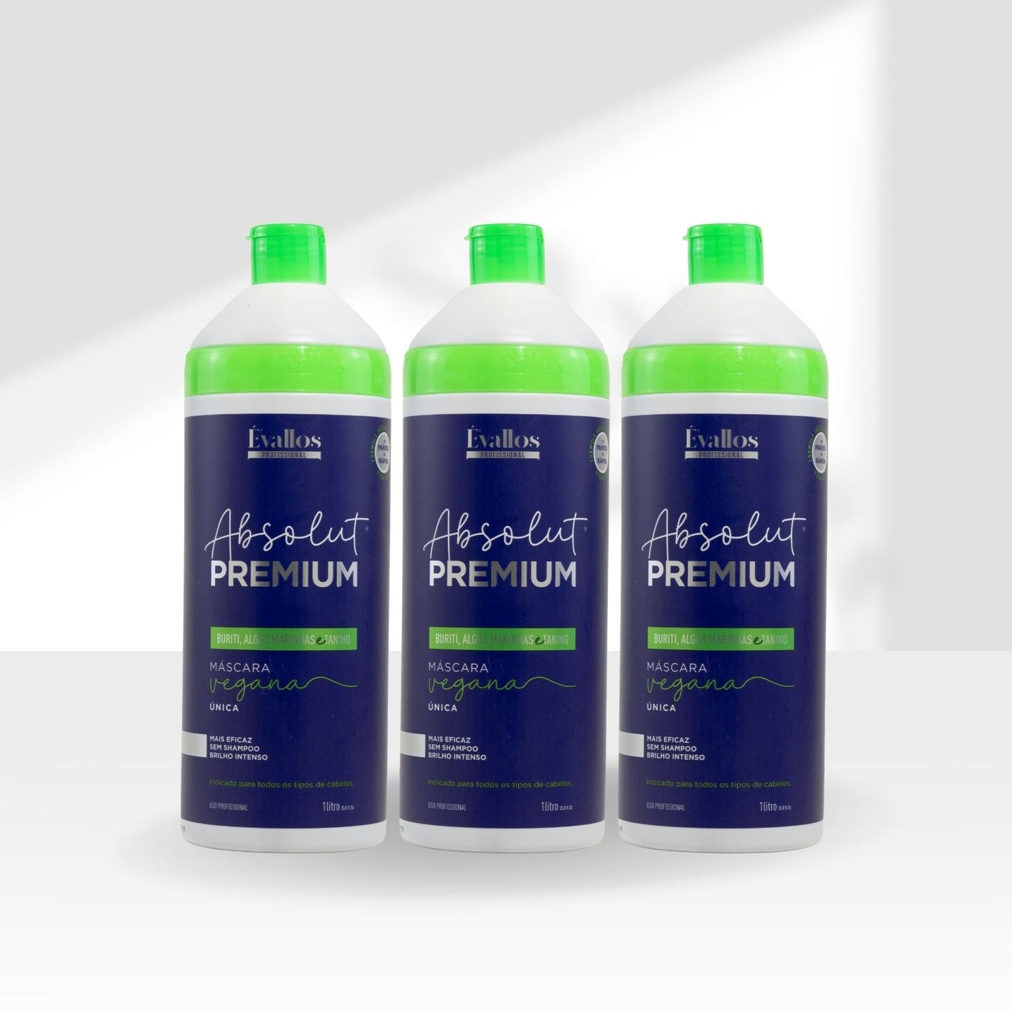 Kit Évallos Vegana Sem Choro Sem Pausa 3 Progressiva 1 Litro