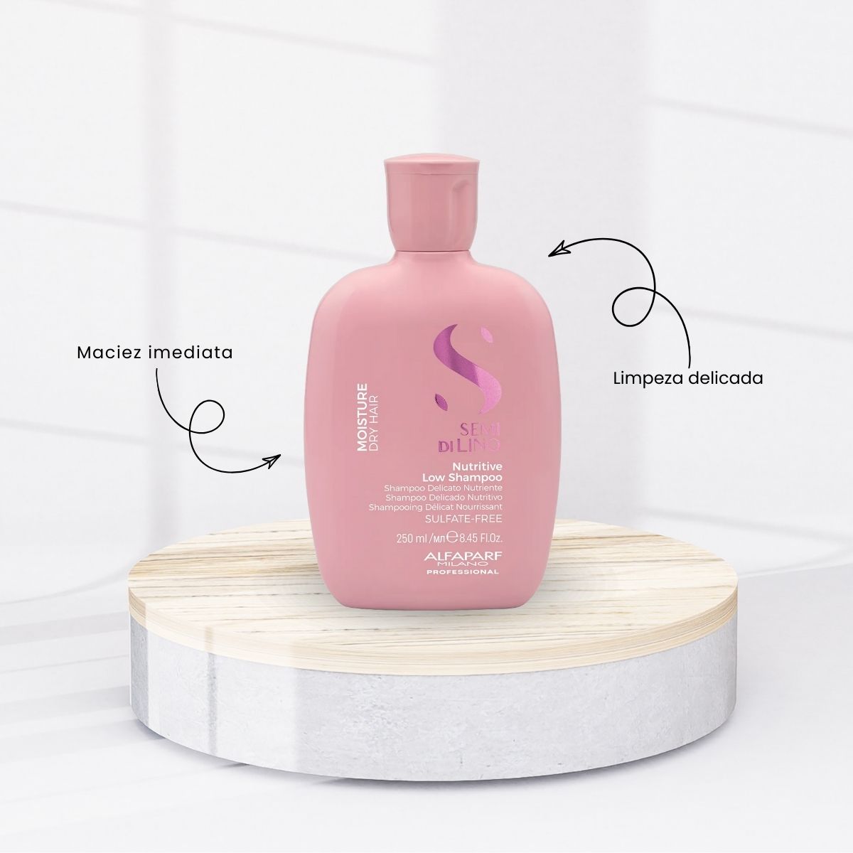 Kit Alfaparf Semi Di Lino Moisture Nutritive 2 Shampoo 250 ml