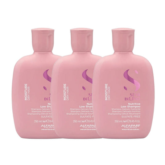 Kit Alfaparf Semi Di Lino Moisture Nutritive 3 Shampoo 250 ml