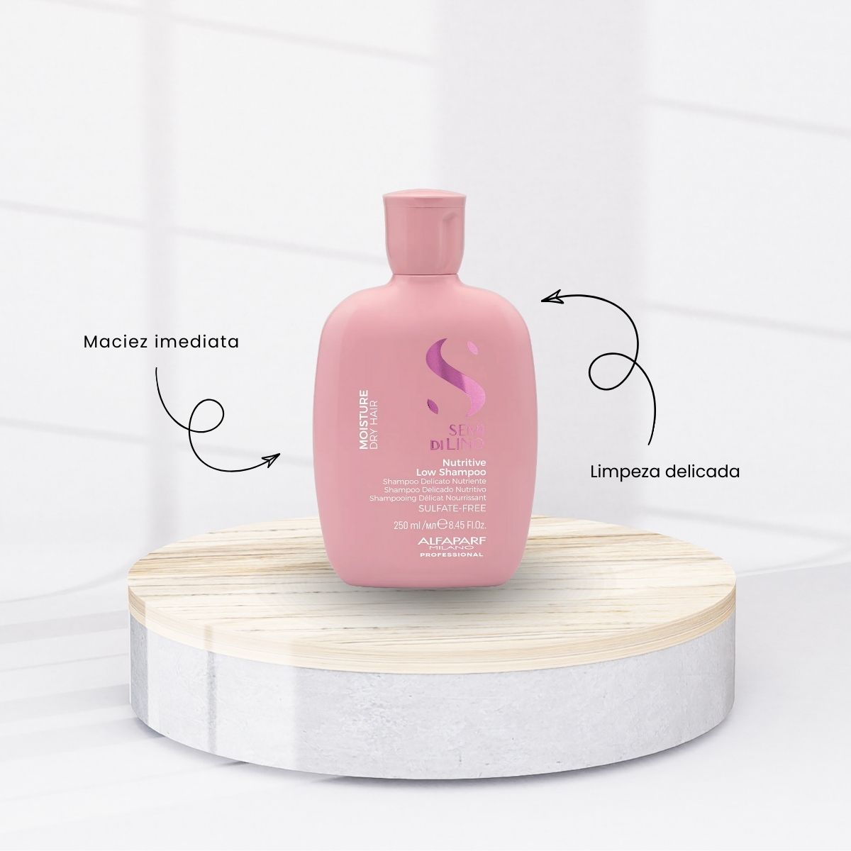 Kit Alfaparf Semi Di Lino Moisture Nutritive 3 Shampoo 250 ml