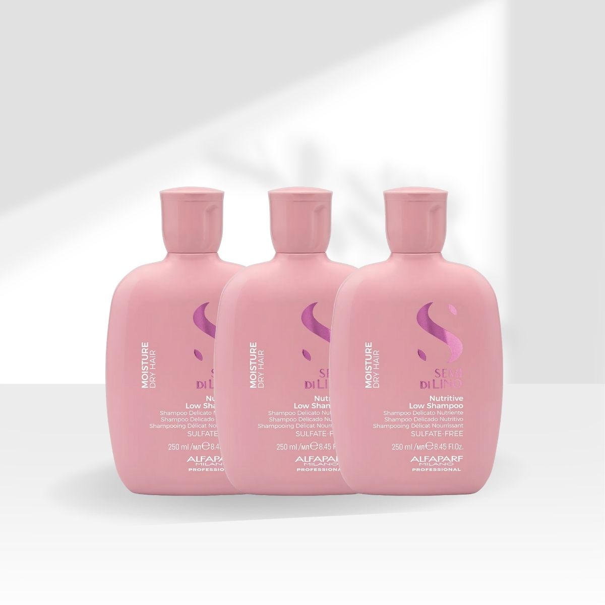 Kit Alfaparf Semi Di Lino Moisture Nutritive 3 Shampoo 250 ml