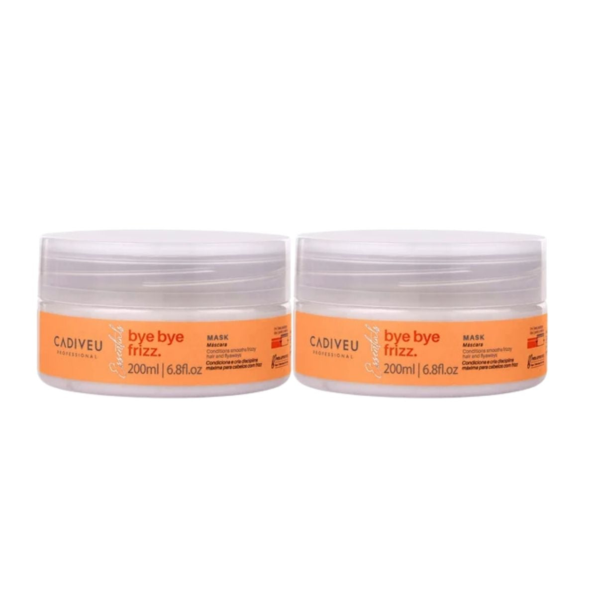 Kit Cadiveu Bye Bye Frizz Mask 2 Máscara Capilar 200 ml
