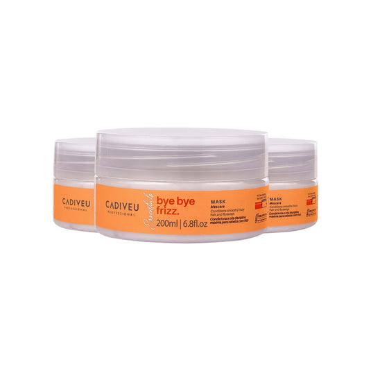 Kit Cadiveu Bye Bye Frizz Mask 3 Máscara Capilar 200 ml