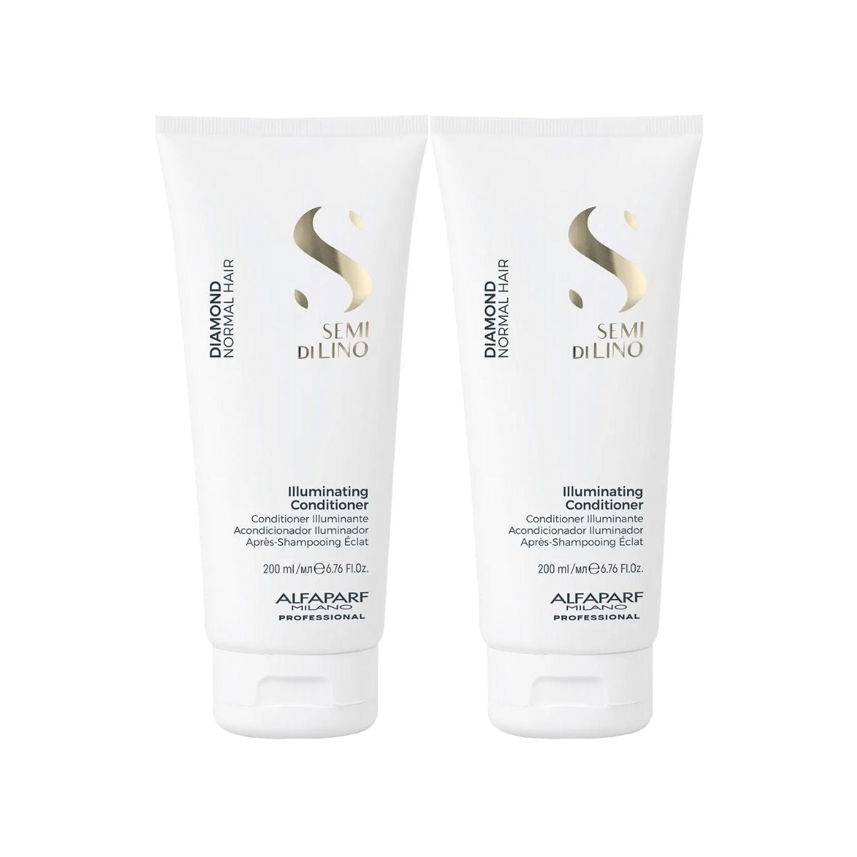 Kit Alfaparf Semi Di Lino Diamond 2 Condicionador 200 ml